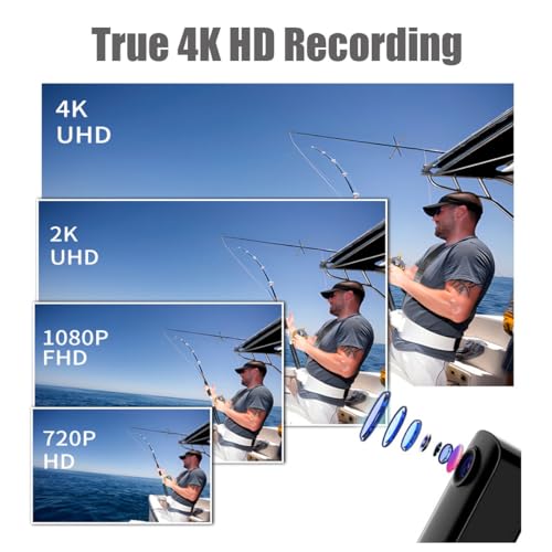 Caméra POV 4K d'action portable ultra grand angle pour cyclisme - 5