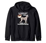 Photo Gallery divertente weimaraner puppy dog: un buon giorno inizia con un caffè felpa con cappuccio Photo Gallery divertente weimaraner puppy dog: un buon giorno inizia con un caffè felpa con cappuccio