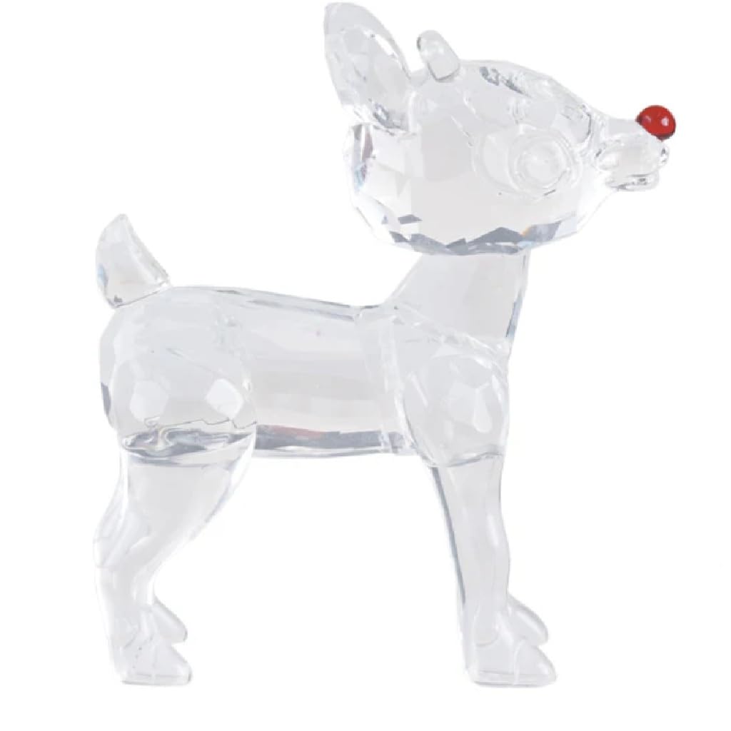 Old World Christmas Rudolph Crystal Figurine