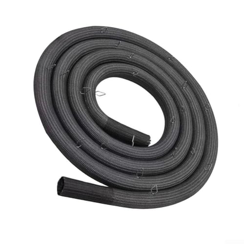 Joint de porte de four de rechange pour WB32K5039 avec 19 clips de montage, bande d'étanchéité en métal résistant aux hautes températures pour réparation de cuisinière - Noir