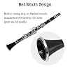 Vetimobato Professional B-flat Clarinet Nickel Plated Bb Key 17 Key with Case & Accessories