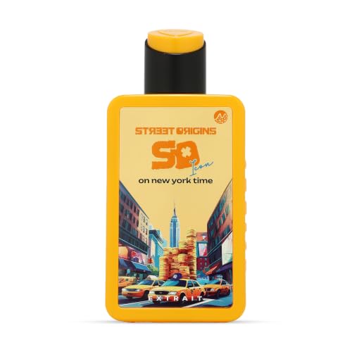STREET ORIGINS SO Icon On New York Time, Extrait De Parfum for Men 75ml, Woody Spicy Perfume, Sharp Men’s Fragrance Spray