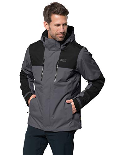 Preisvergleich Produktbild Jack Wolfskin Damen Jasper 3-in-1 Jacke, Ebony, XL