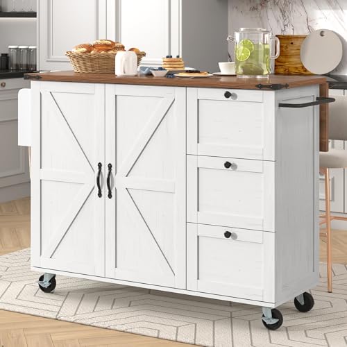 Îlot de cuisine sur roulettes pour aménager une cuisine étroite - 4