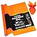 Hygloss Products Cellophane Roll – Cellophane Wrap for Crafts, Gifts, and Baskets 20 Inch x 5 Feet, Orange