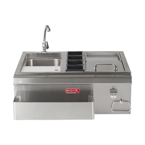 BULL 97623 Stainless Steel Drop Bar Center, 30" Cover