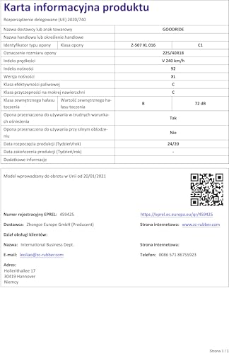 Winterreifen Goodride 225/40 R18 Z-507 XL M+S 3PMSF