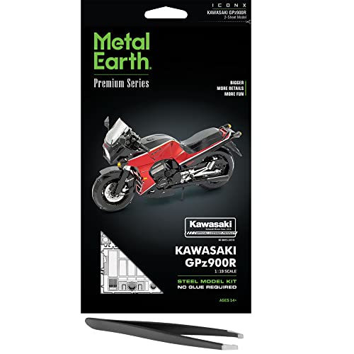 Modélisme 3D Kawasaki Ninja GPz900R Metal Earth Premium en métal découpé au laser