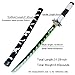 Ziqing Demon Katana Shinazugawa Sanemi Cosplay Sword - Handmade 31 Inch With Multiple Styles to Choose From