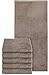 Produktbild Sansibar Handtuch 6er Set 50x100 cm 100% Baumwolle mit gesticktem Säbel Logo Badtuch Taupe