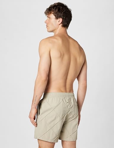 Image of DKNY Men's Lightweight Quick Dry Volley UPF 40+ Protection Swim Trunk