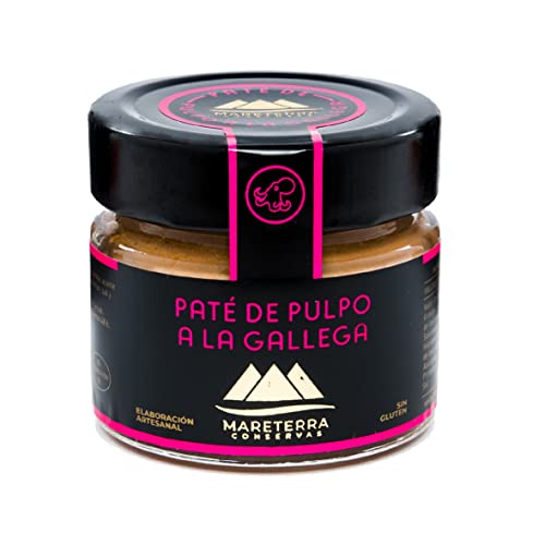 Paté Pulpo a la Gallega Mareterra 100gr (Ourense-Galicia) (Estuche 3 uds)