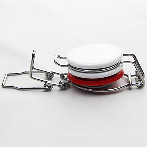 1Pc Replacement Ceramic Flip-Top For 2L Growler New Silicon Rubber Ez Cap Swing Top #TOP4