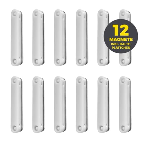 EASYmaxx Insect Protect Magnete zum Kleben für Insektenschutzgitter | Magnetplättchen selbstklebend | 12 Magnete selbstklebend für Fliegengitter Fenster | Moskitonetz Magnet