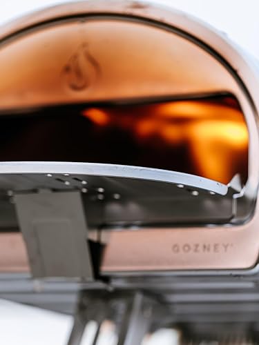 Image of Gozney Roccbox Oven Mantel with a Air-Vented Stainless Steel Shelf, Over 70 Sq Inches of Space