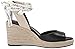 KARL LAGERFELD Paris Women's Shoes Wedge Sandal,Black,8