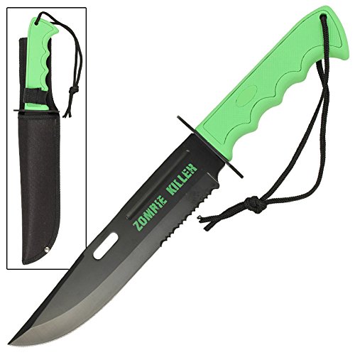 Armory Replicas Zombie Killer Apocalypse Living Dead Elite Combat Fixed Blade Dagger Knife