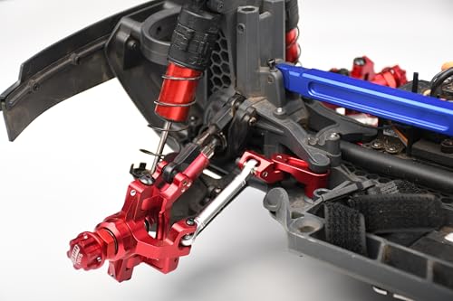 GPM For Arrma 1/10 KRATON 4S BLX Upgrade Parts Aluminum Front C Hubs - 2Pc Set Black