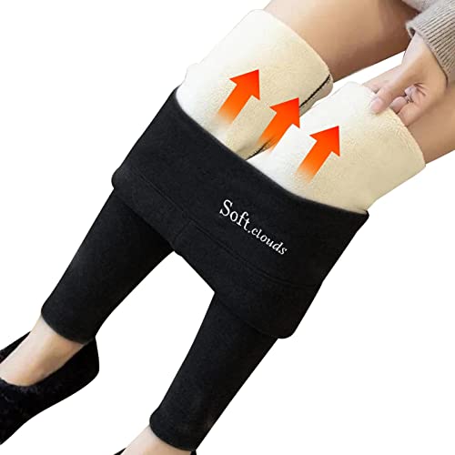 Leggings Térmicas Femininas - inverno para mulheres - Calça justa para clima frio, grossa térmica, c