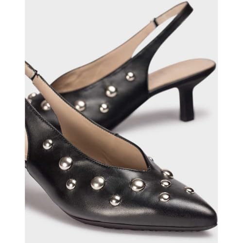 Wonders Para Mujer. G-7123_1960_5792 Zapatos De Piel Flexfit 23 Negro (40), 3 A 5Cm, Ninguno, Casual, Fiesta, CláSico - 4