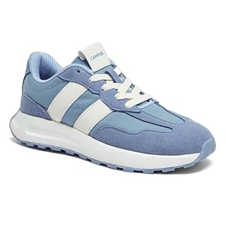 Campus Women's GRIT Sneakers L.Sky/WHT - 6UK/India