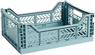 HAY Folding Box, Polypropylene, Blue-Green, 40 x 30 x 14.5 cm