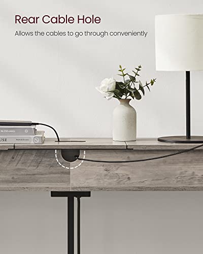 Vasagle Narrow Console Table - 70.9 Inch Sofa Table With 2 Outlet And 2 Usb Ports, Long Entryway Table For Hallway, Behind The Couch, Home Office Or Living Room Ulnt118B02 #TOP6