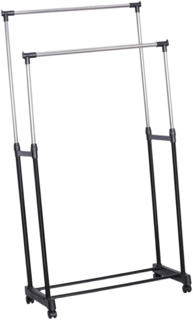 1Pc Foldable Laundry Drying Rack with Rollers Creative Standing Clothes Hanger for Indoor Outdoor Use for Clothes Towels Coats Space Saving Design