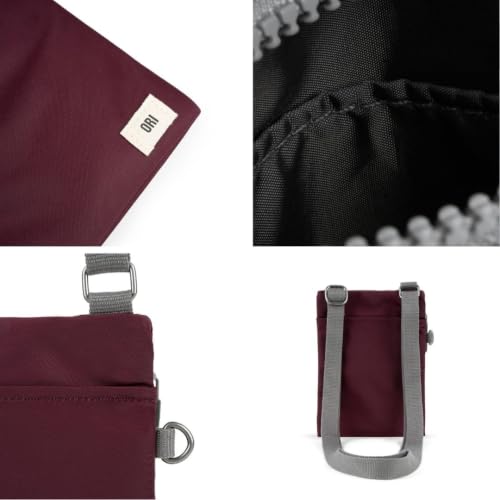 Image of ORI LONDON Crossbody Bag - Chunky Zip, Adjustable Strap, & Multi Pockets for Mobile Phones, Cards & More - Chelsea