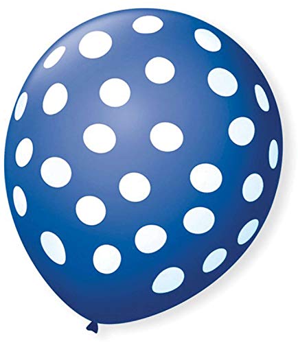 São Roque Balão Decorado N.090 Bolinha, Multicores, 25 balões
