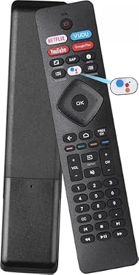 NH800UP Voice Remote Control Compatible with All Philips Android LED LCD 4K Smart TV