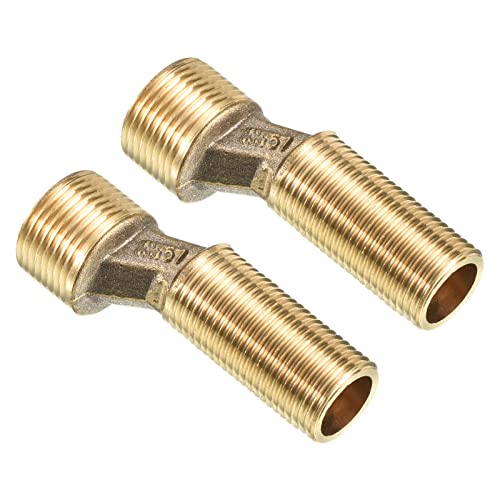 Tool parts 2Pcs Brass G1/2 To G3/4 Male Thread 75mm Claw Foot Bathtub Faucet Adapter