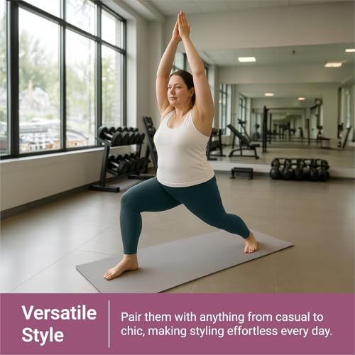 image for SATINA High Waisted Leggings for Women - Leggings for Regular and Plus