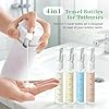 Kaminii 4 in 1 travel bottle,Travel Bottles for Toiletries,Refillable, Leak Proof and Portable,Suitable for Storing Shampoo, Shower Gel, Laundry Detergent, Suitable for Travel, Camping and Gym (Gray) #4