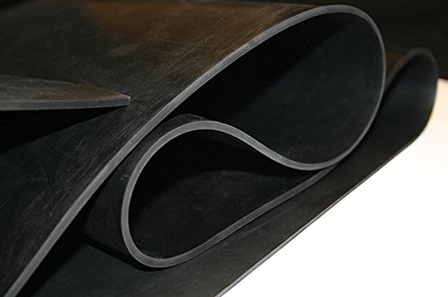 Rubber Sheet Warehouse .125" (1/8") Thick X 3" Wide X 50' Long -Neoprene Rubber Strip Commercial Grade 65A, Smooth Finish, Solid Rubber, Perfect For Weather Stripping, Gasket, Costume & Diy Projects … #TOP5