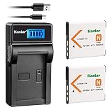 Kastar Battery (X2) & LCD Slim USB Charger for Sony NP-BN1 NPBN1 BC-CSN and Cyber-Shot DSC-QX10 QX30