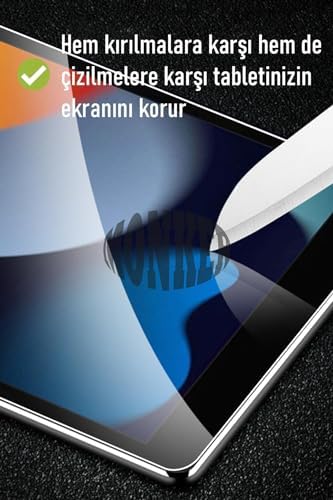 Nomker iPad Air 5. Nesil 10.9 inç Uyumlu Temperli Ekran Koruyucu Kırılmaz Cam Glass 2022 - Görsel 3