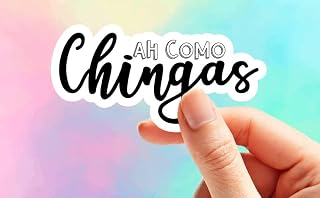 Kramer Ah Como Chingas Vinyl Sticker for Car Decal Water Bottle Laptop Decal Motorcycle Helmet (3")