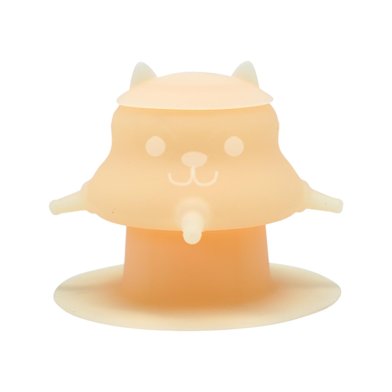 Puppy Milk Feeder, Nursing Station Pets Nursing Bottle 4 Nozzles Pet Milk Bowl Puppy Feeder for, Whelping Cats Dogs, Orange