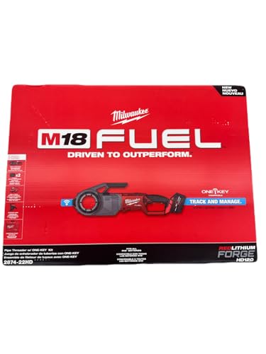 Milwaukee 2874-22HD M18 Fuel Pipe Threader w/ONE-Key Kit