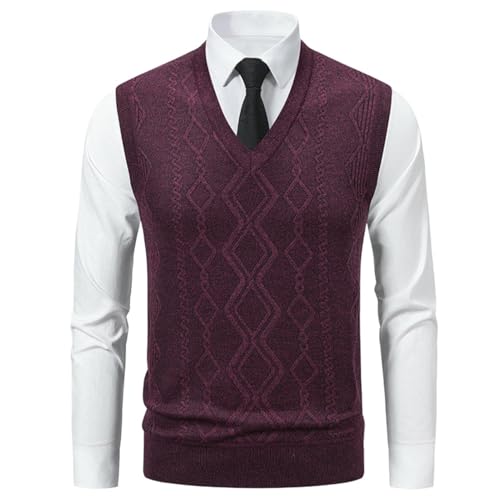 Pull chaud en tricot pour homme coupe ajustée tendance automne hiver