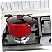 EPIGEIST Olla de Cocina Multifuncional Roja Olla para Sopa con Presión para Estufa Gas Inducción para Uso Doméstico Imagen de EPIGEIST Olla de Cocina Multifuncional Roja Olla para Sopa con Presión para Estufa Gas Inducción para Uso Doméstico