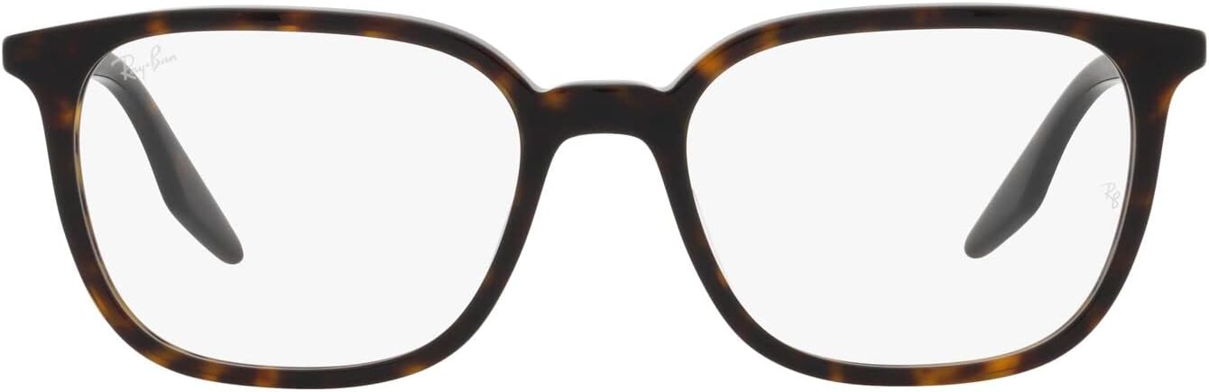 Ray-Ban unisex-adult Rx5406f Low Bridge Fit Square Prescription Eyewear Frames
