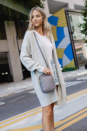 Image of FashionPuzzle Multi Pocket PU Leather Casual Medium Crossbody Bag with Adjustable Strap
