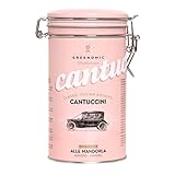 galletas italianas espinosa maravilloso para café o té Greenomic  Cantuccini italiano, con almendras  embalado en una caja de regalo decorativa Greenomic  pasteles italianos originales para café o té  180 g