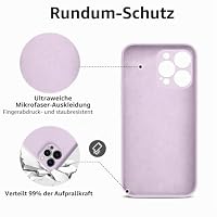 HGH für iPhone 13 Pro Max Hülle Silikon mit Lanyard, Handyhülle für iPhone 13 Pro Max Case Microfiber-Innenfutter Shockproof Kameraschutz Schutzhülle, Lila – Ansicht 4