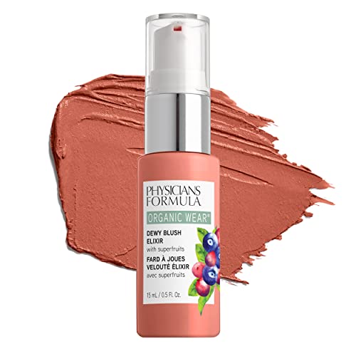 Physicians Formula Organic Wear Natural Dewy Face Blush Makeup Elixir, ...