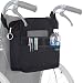 Vive Rollator Bag - Universal Travel Tote for Carrying Accessories on Wheelchair, Rolling Walkers & Transport Chairs - Lightweight Laptop Basket for Handicap, Disabled Medical Mobility Aid Pouch
