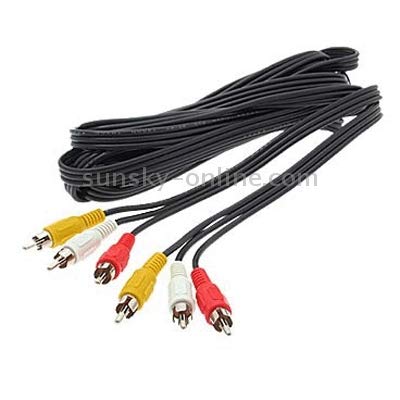 DONG Audio Video Stereo RCA AV Cable, Length: 3m Durable