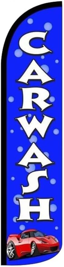 OnPoint Wares Car Wash Standard Flag- Pack of 2(Hardware Not Included)